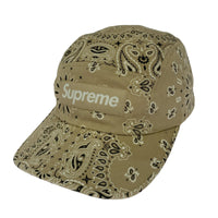 キャップ Supreme Bandana Camp Cap ベージュ ベージュ