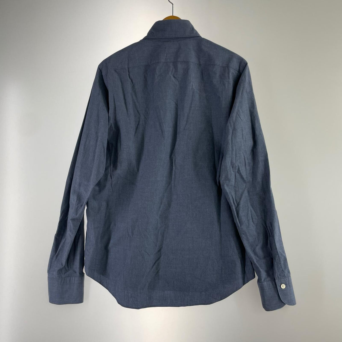 長袖シャツ コットン L/Sシャツ ブルー