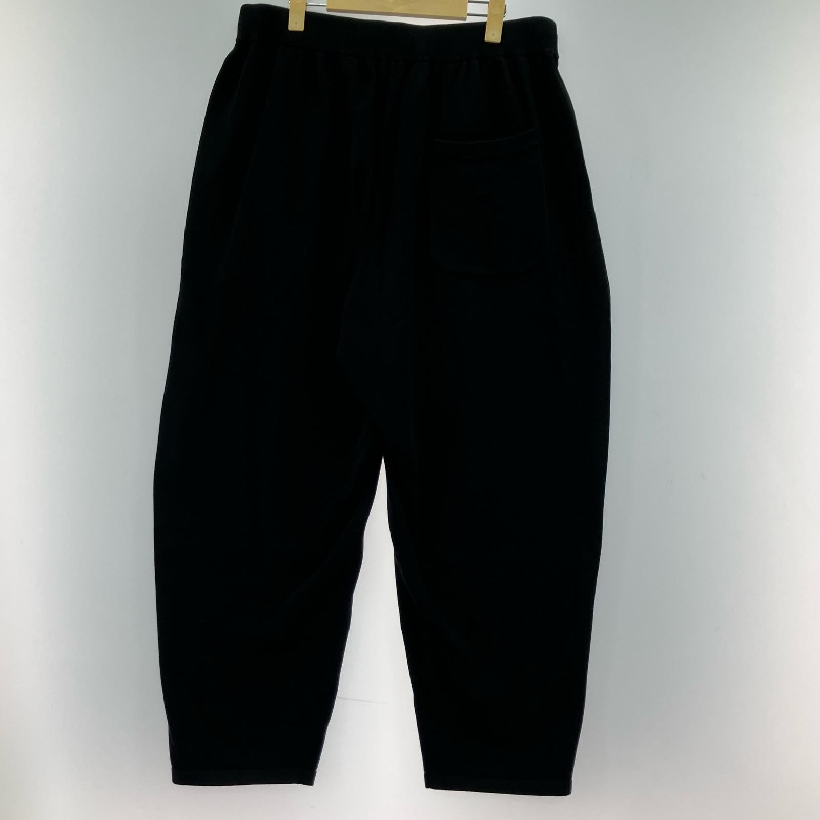 パンツ KNIT TUCK LONG PANTS M ブラック