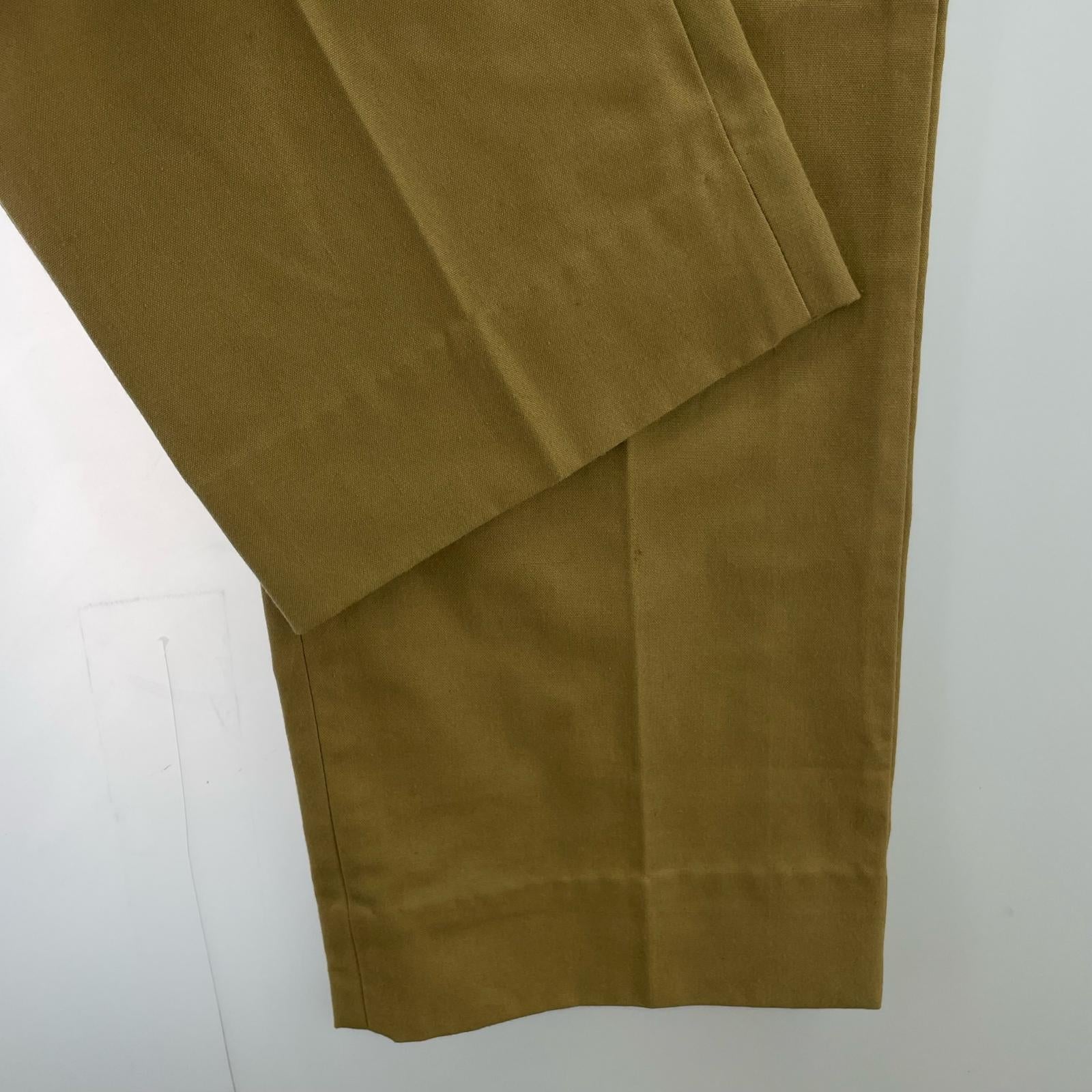 パンツ BSF ZIPPER タックパンツ BEG ベージュ