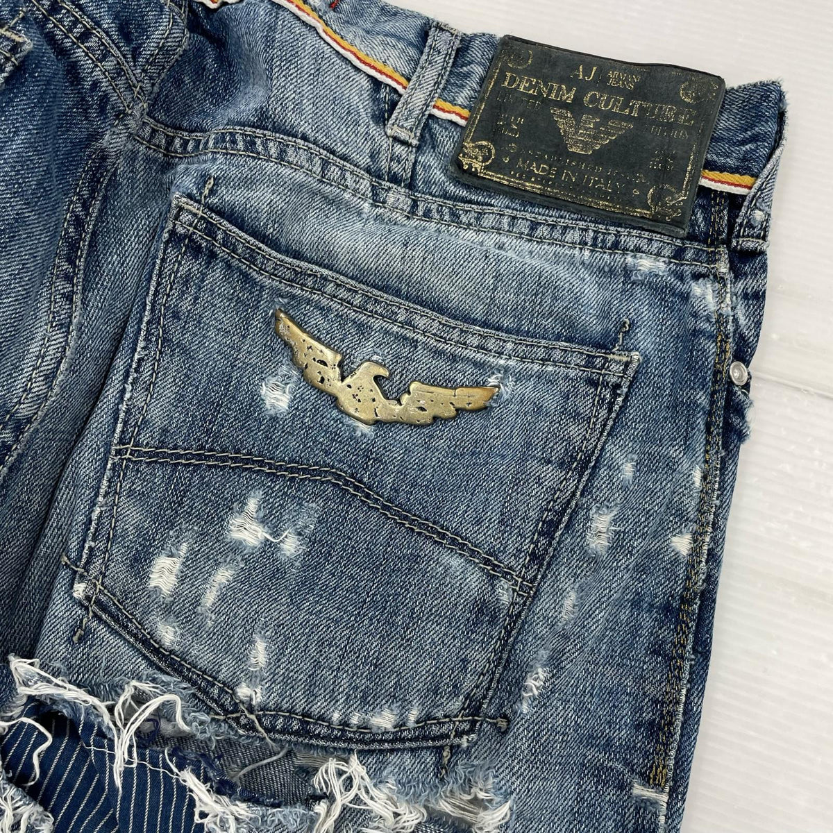 デニムパンツ ダメージ デニム