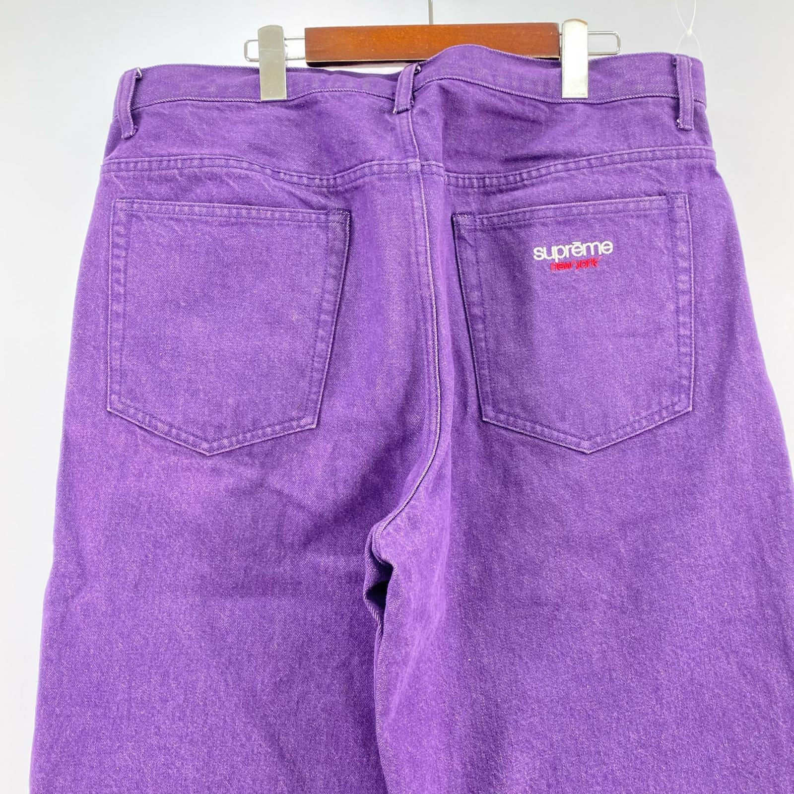 デニムパンツ Baggy Jean purple (34)