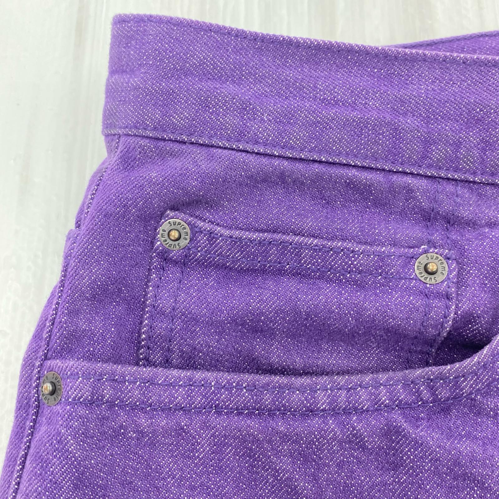 デニムパンツ Baggy Jean purple (34)