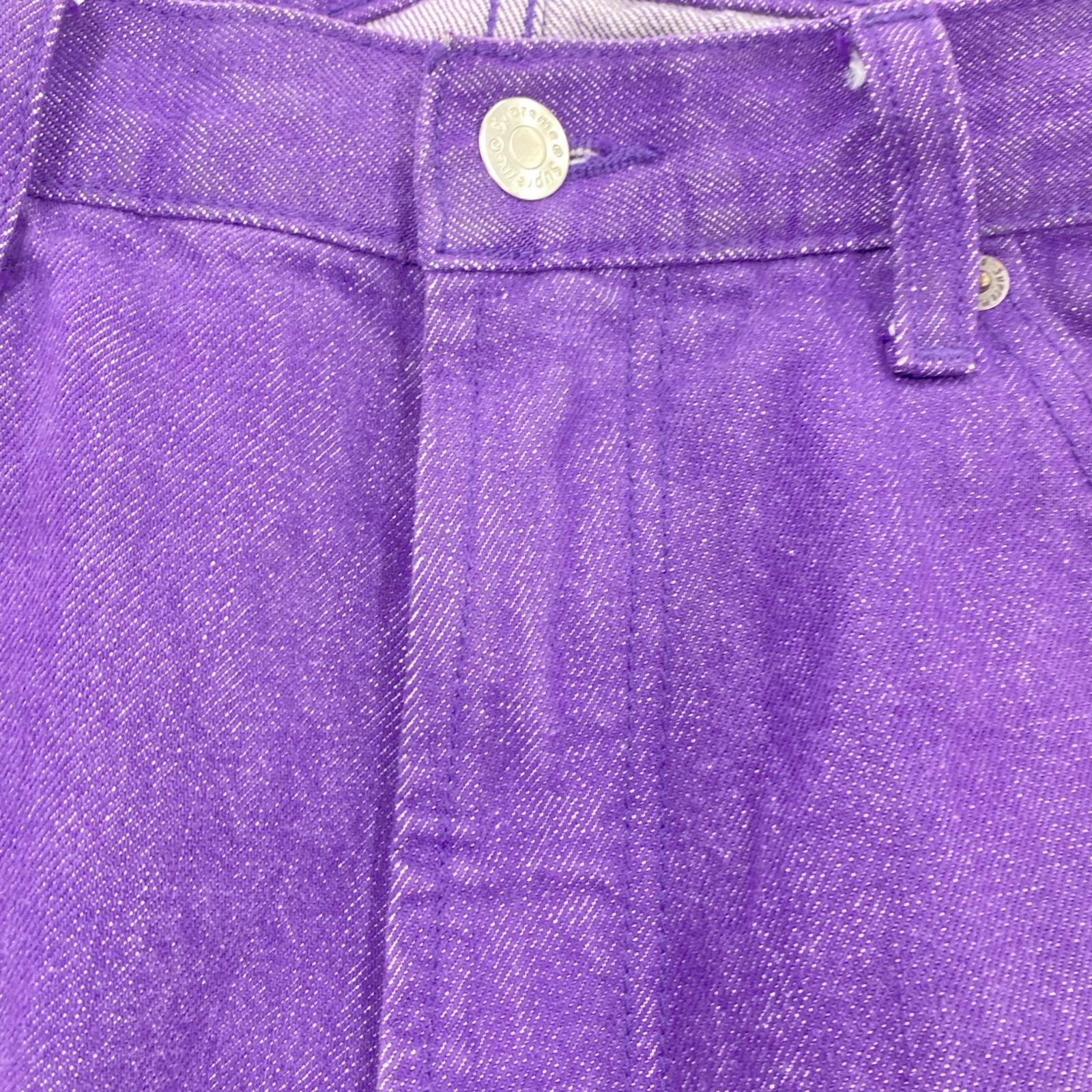 デニムパンツ Baggy Jean purple (34)