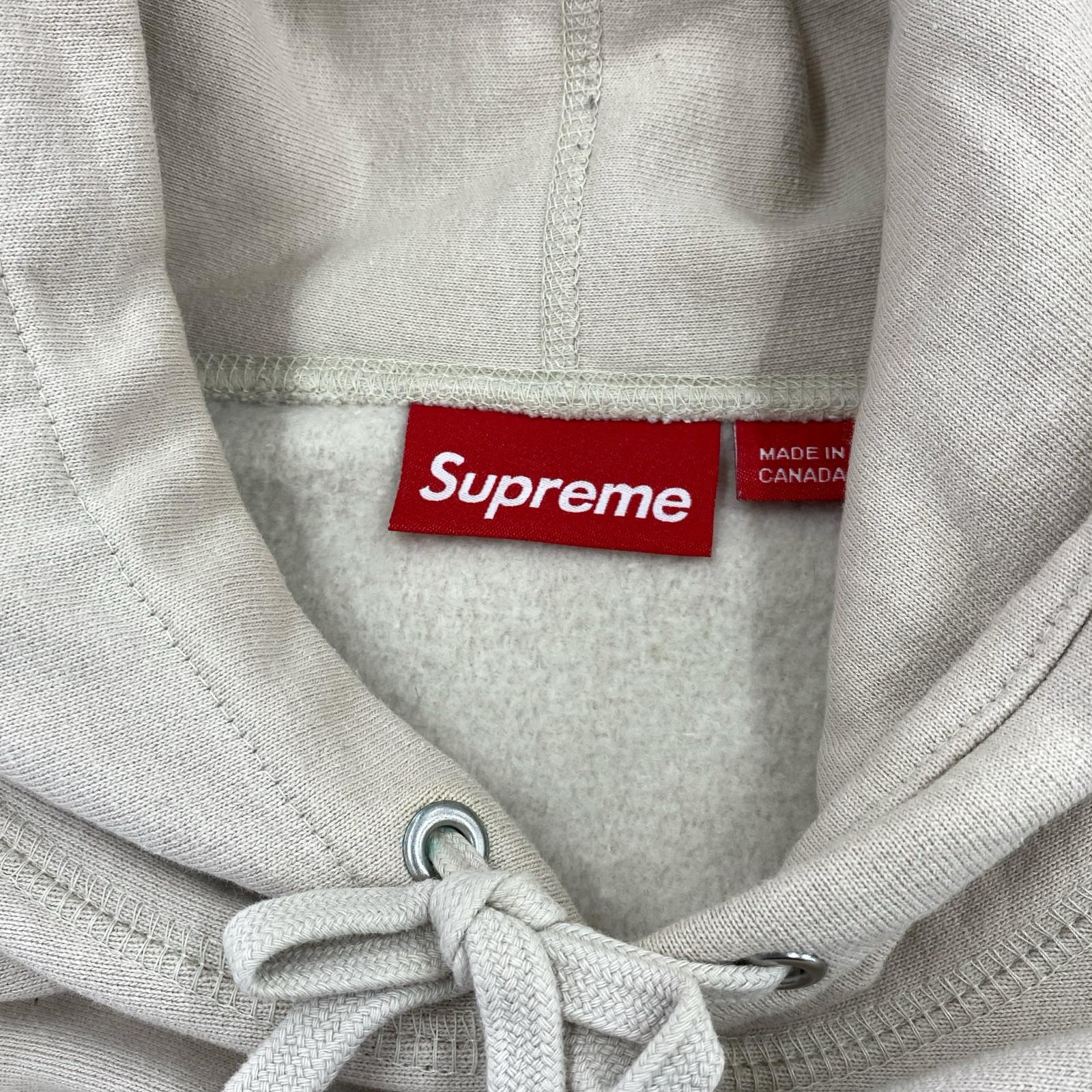 パーカー 24AW BOX LOGO HOODED SWEATSHIRT (L) L ベージュ