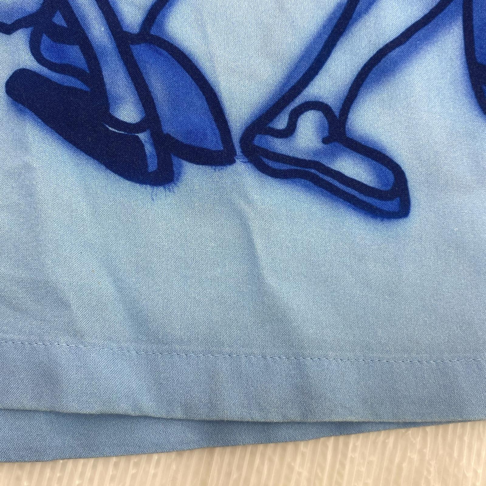 半袖シャツ 21SS dancing rayon S/S シャツ 青 (M) M ブルー