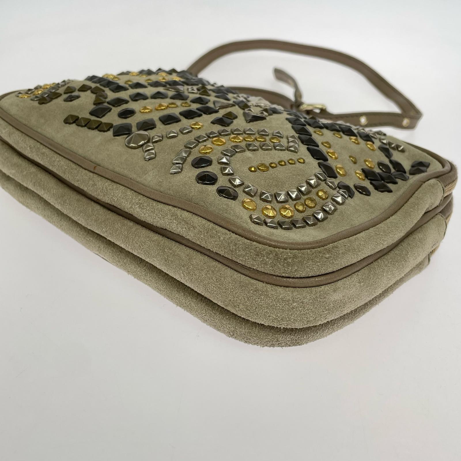 ショルダーバッグ BAG LILY GRAM スタッズ BEG ベージュ