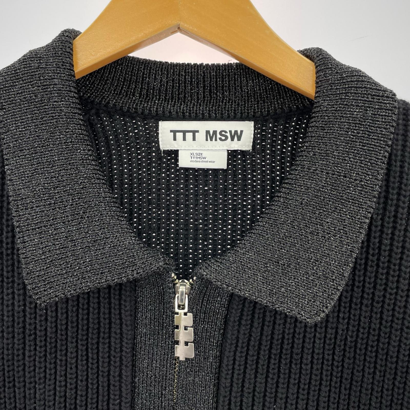 ブルゾン 24SS Lame zip up cardigan XL LL ブラック
