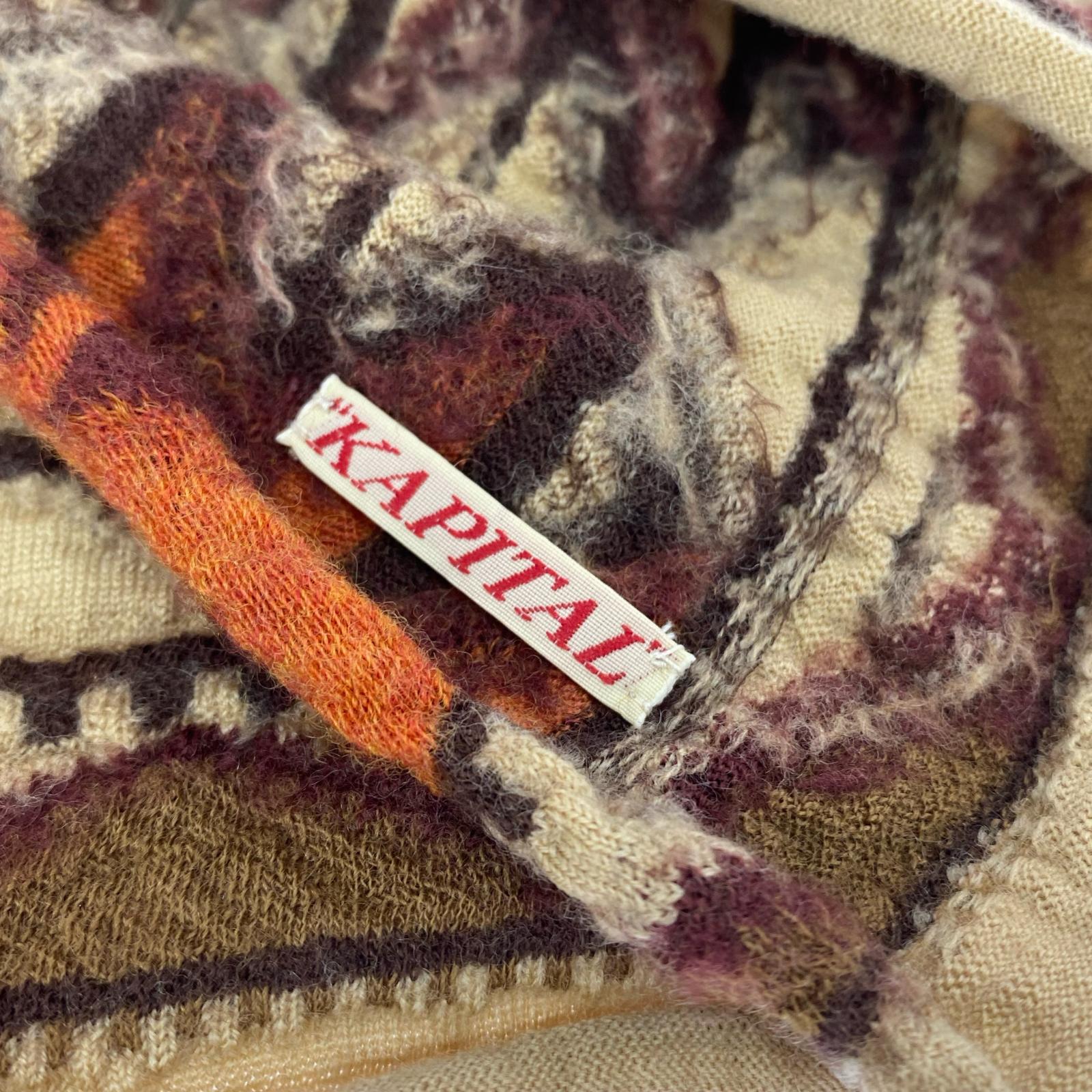 その他アクセサリー 縮絨ウールマフラー マルチカラー
