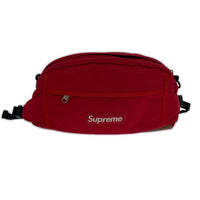ボディバッグ Supreme 08AW Leather Waist Bag 赤