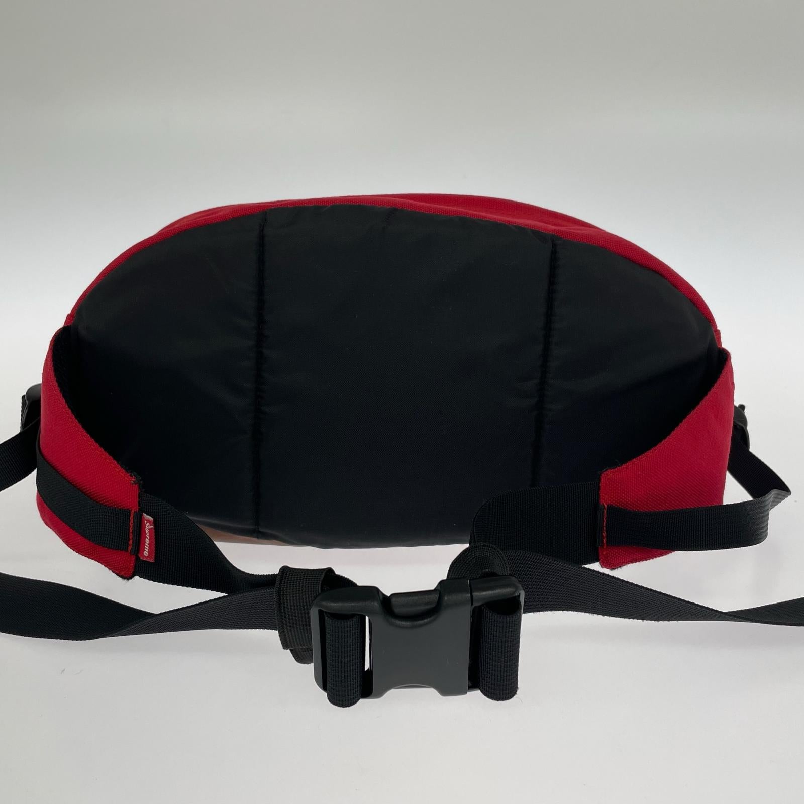 ボディバッグ Supreme 08AW Leather Waist Bag 赤