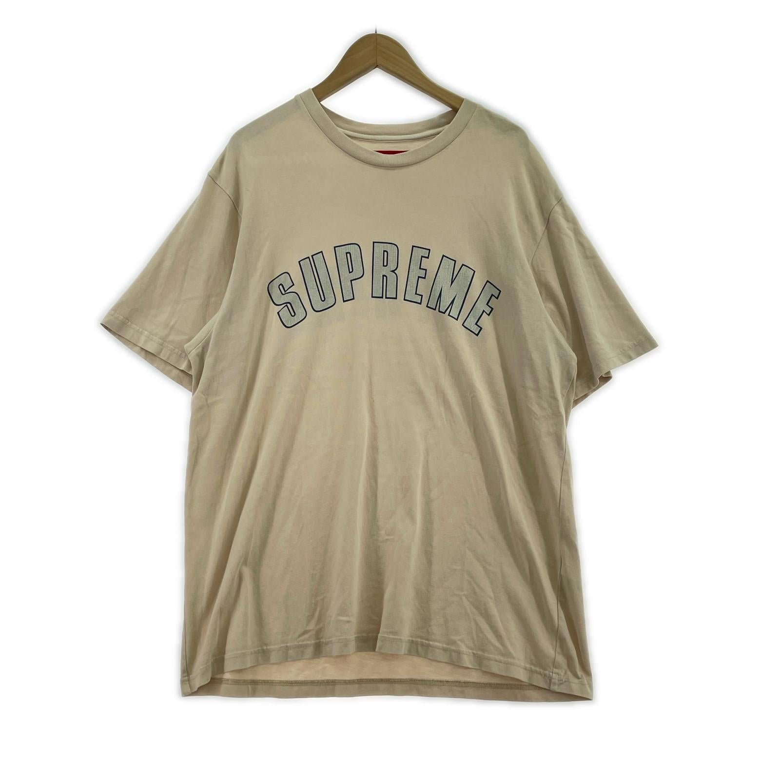 半袖Tシャツ Cracked Arc S/S Top L ベージュ