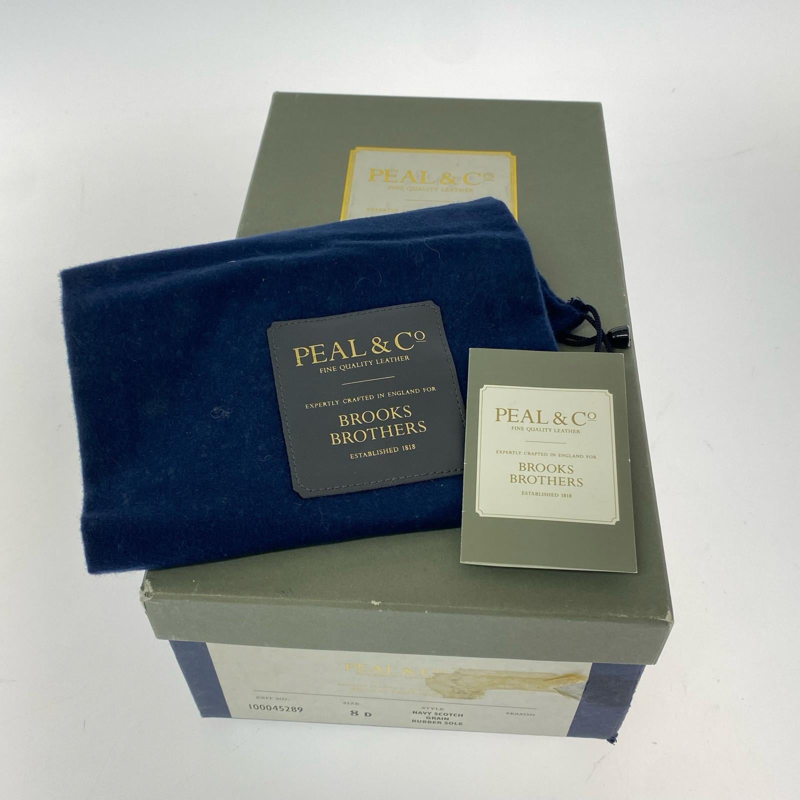 その他靴 Brooks Brothers PEAL&Co 1000045289 8D ブラック