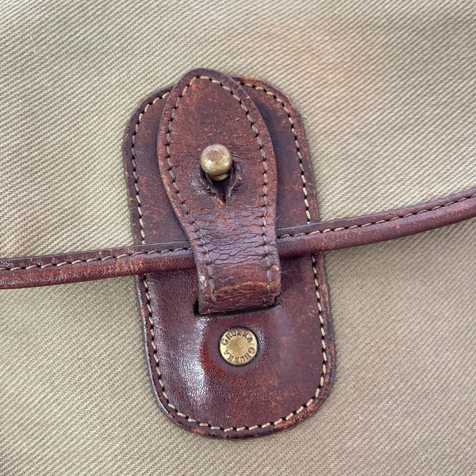 ショルダーバッグ GHURKA No.4 GEAR PACK カーキ