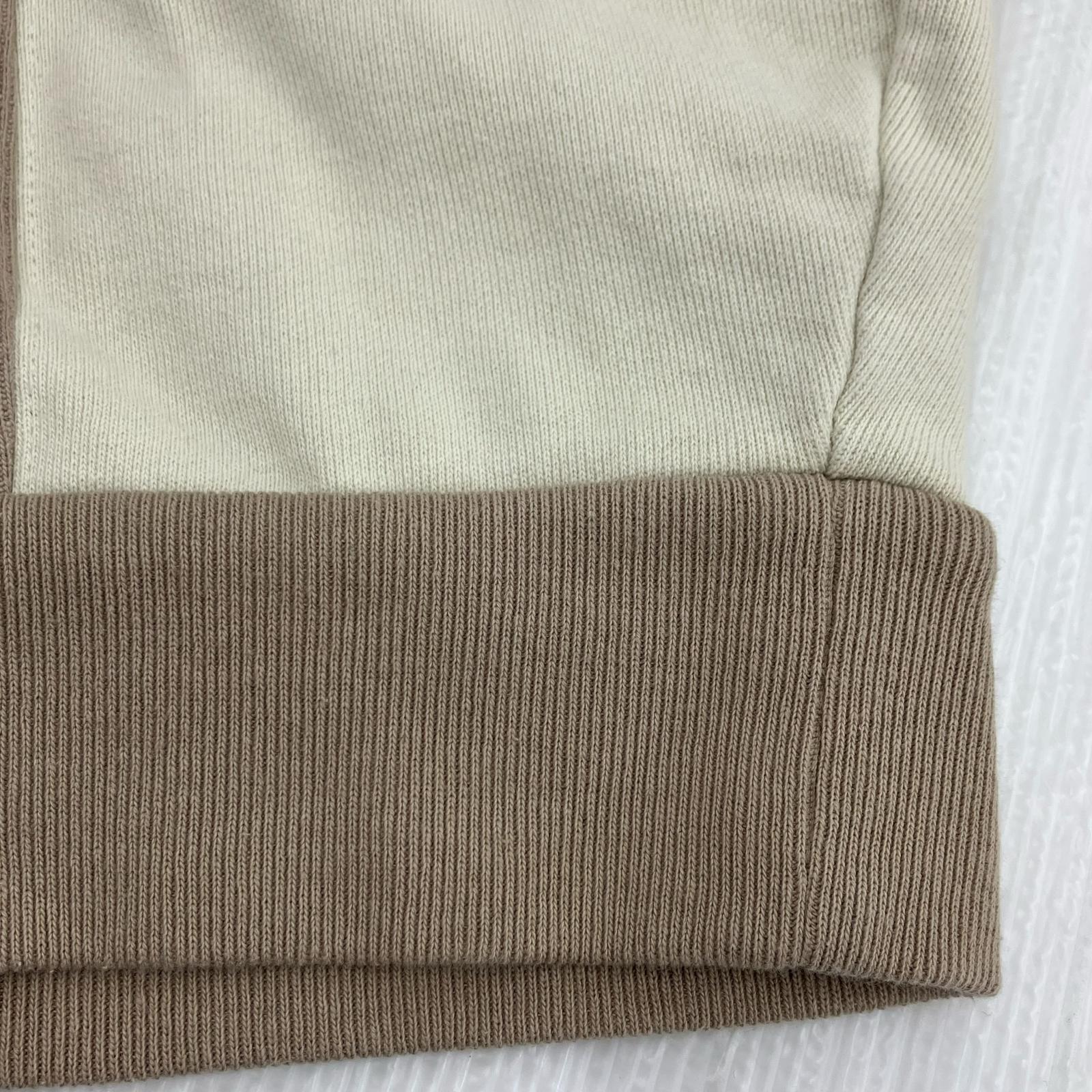 スウェット NELSON COLLARED PULLOVER BEIGE XL LL ベージュ