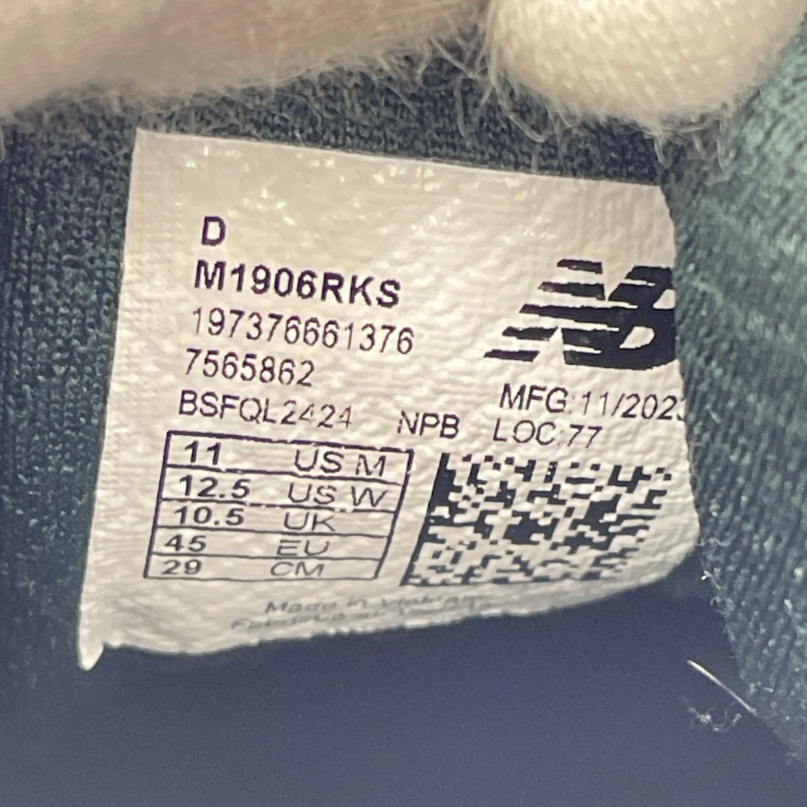 スニーカー NEW BALANCE 1906R US11 29.0cm BLACK 29cm (US11 UK10 1/2 EU48)