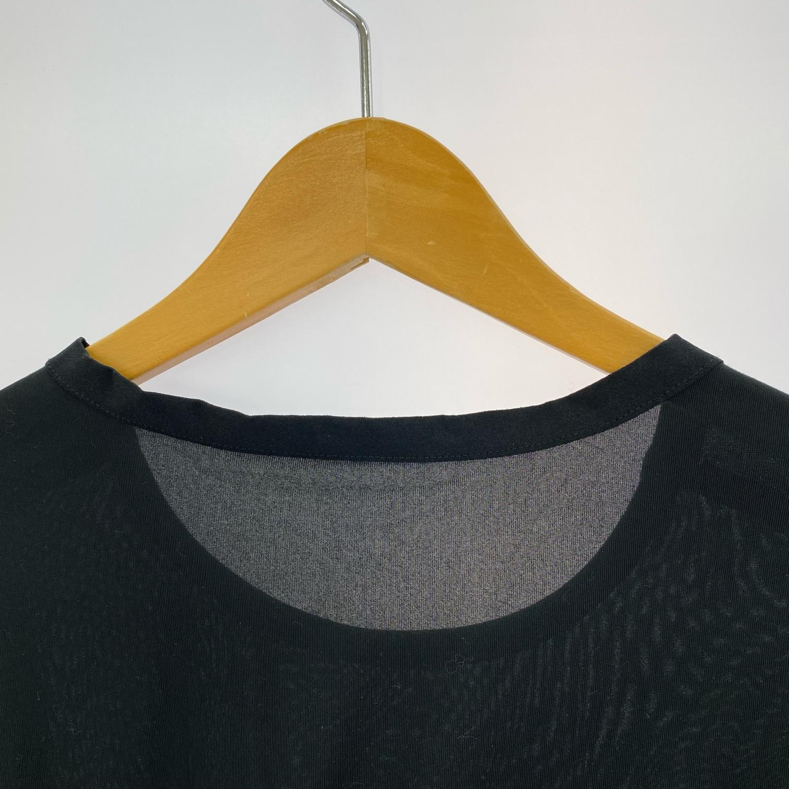 半袖Tシャツ ランニング カットソー 黒 XL LL ブラック