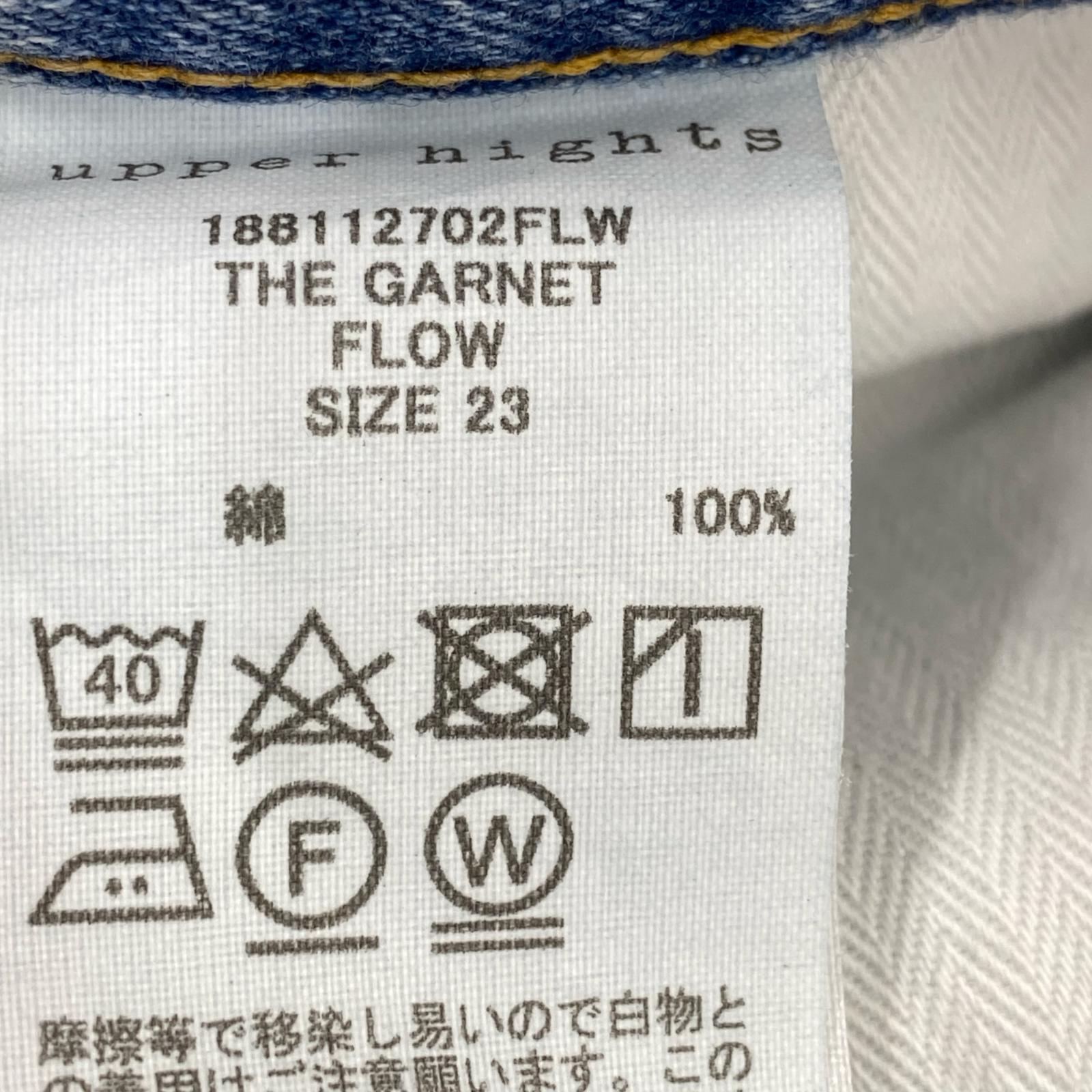 デニムパンツ UPPER HIGHTS THE GARNET 188112702FLW ブルー