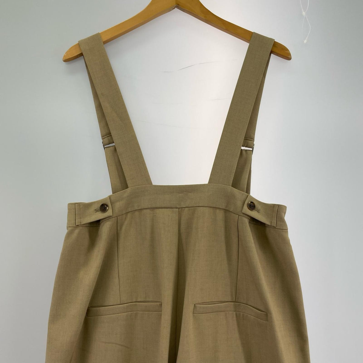 サロペット CHIGNON シアーヘムサロペットパンツ フリー ブラウン
