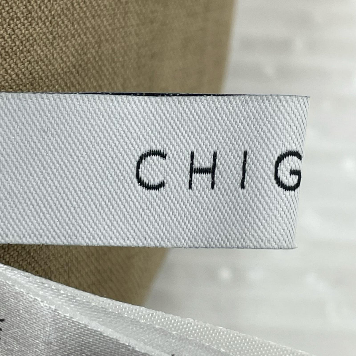 サロペット CHIGNON シアーヘムサロペットパンツ フリー ブラウン