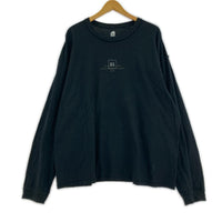 長袖Tシャツ ISNESS MUSIC DUB EST L/SLEEVE T/F LSカットソー ブラック フリー ブラック