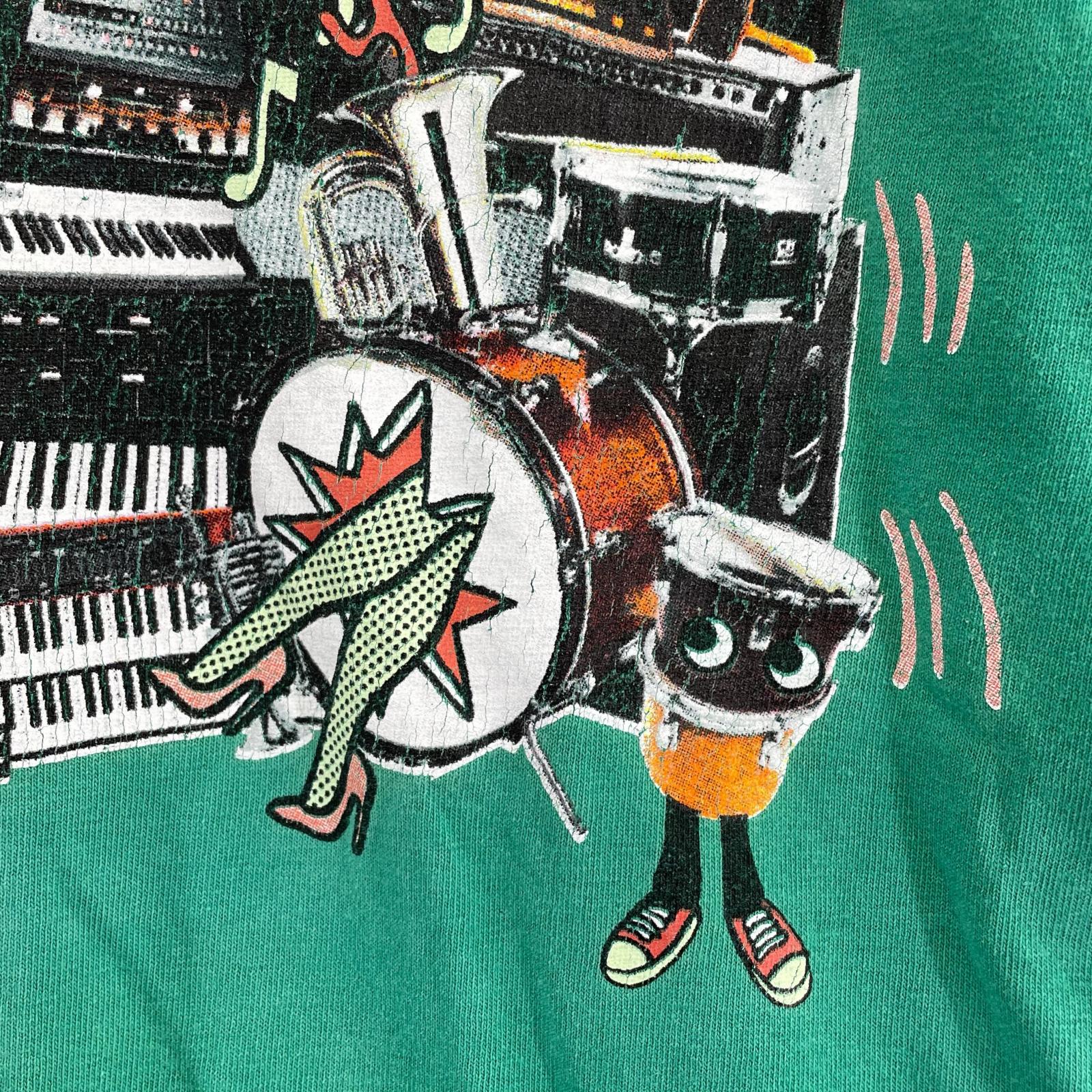 半袖Tシャツ 00s Musical Instrument L グリーン