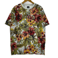 半袖Tシャツ メッシュ 花柄 (M) M