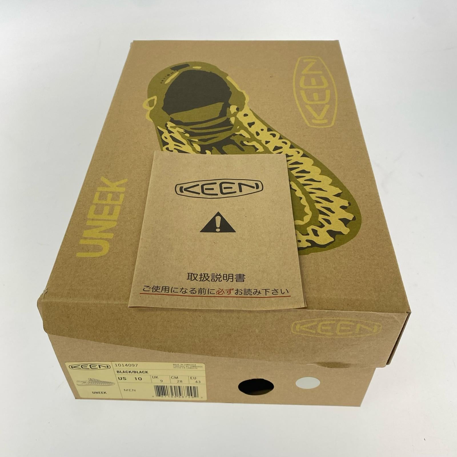 サンダル UNEEK 28cm (US10 UK9 1/2 EU46) ブラック