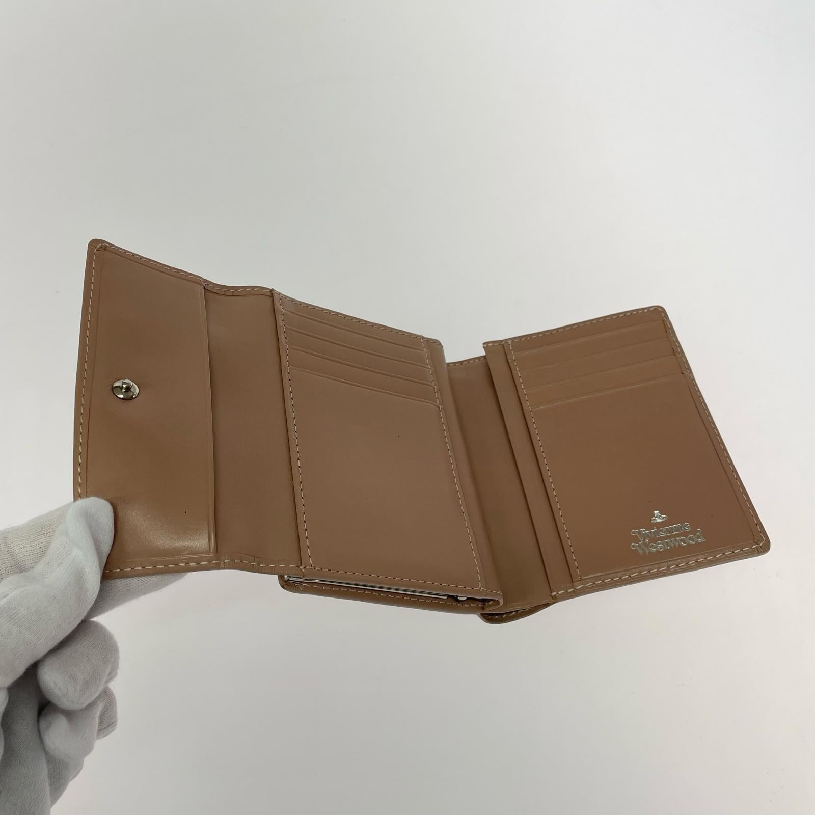 コンパクトウォレット 3つ折り財布 ピンク ピンク