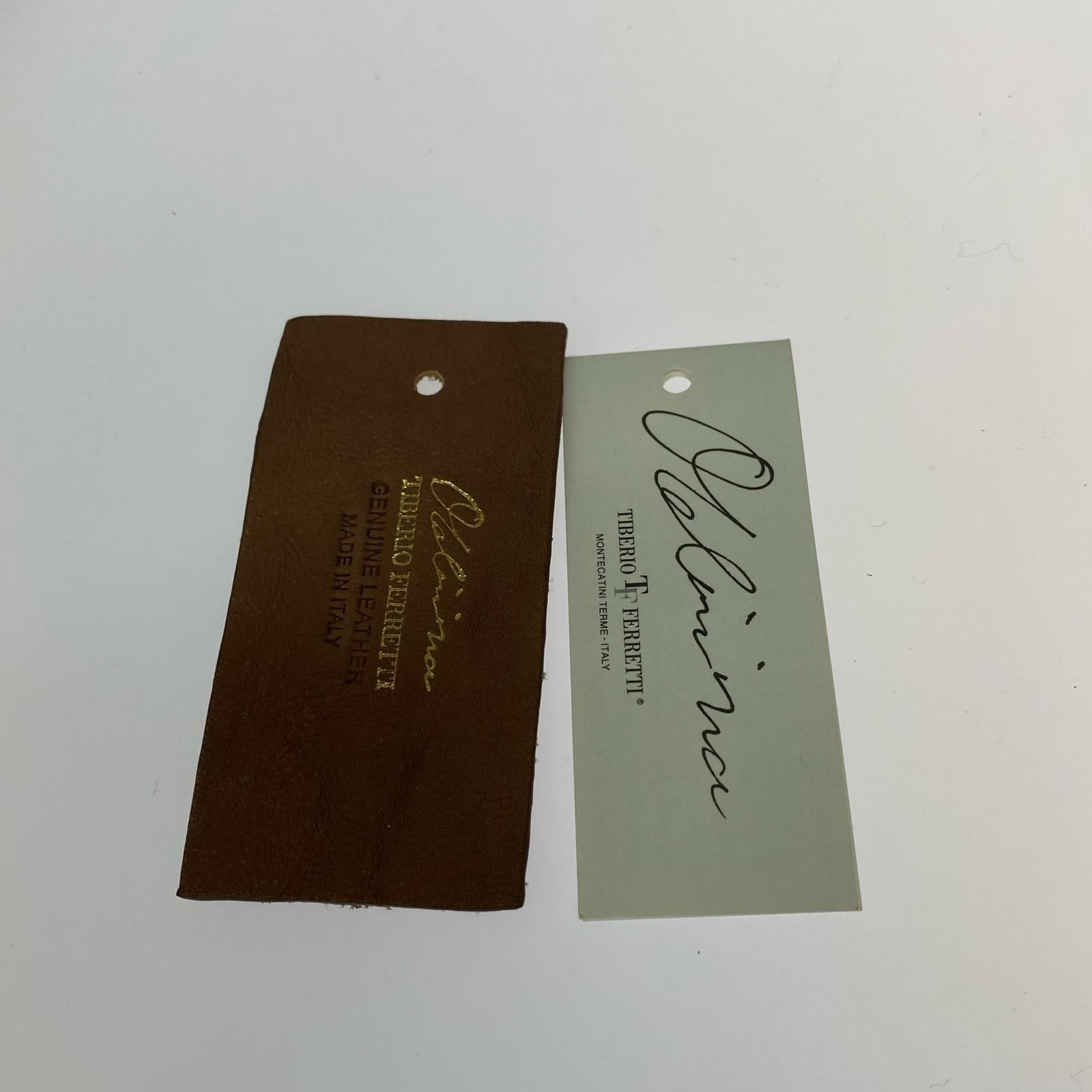 ショルダーバッグ tiberio ferretti バッグ ブラウン ブラウン