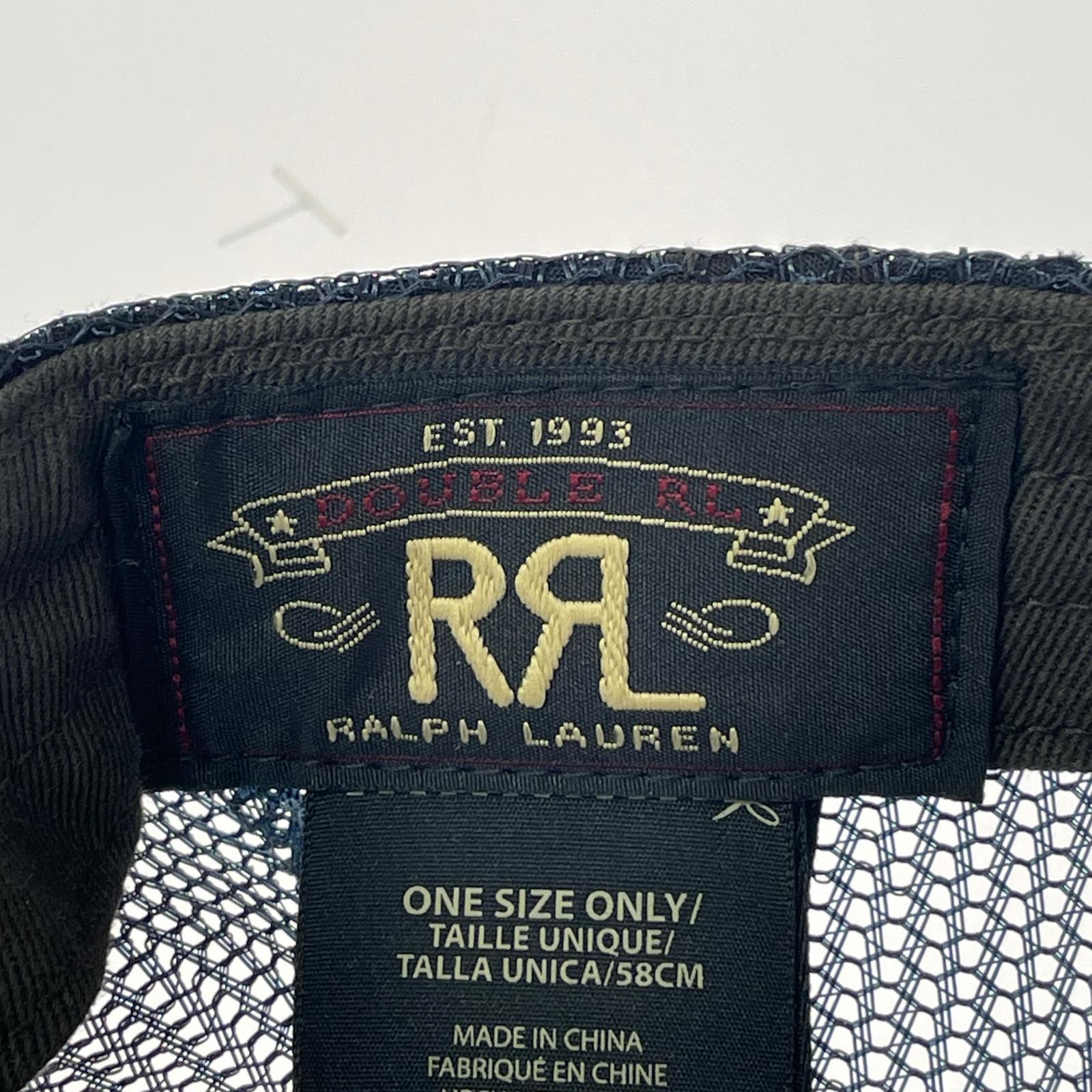 キャップ R.R.L.ロゴメッシュキャップ NVY ネイビー