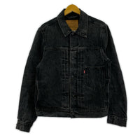 デニムジャケット PREMIUM/EDIFICE別注 Type1 Trucker Jacket ブラック