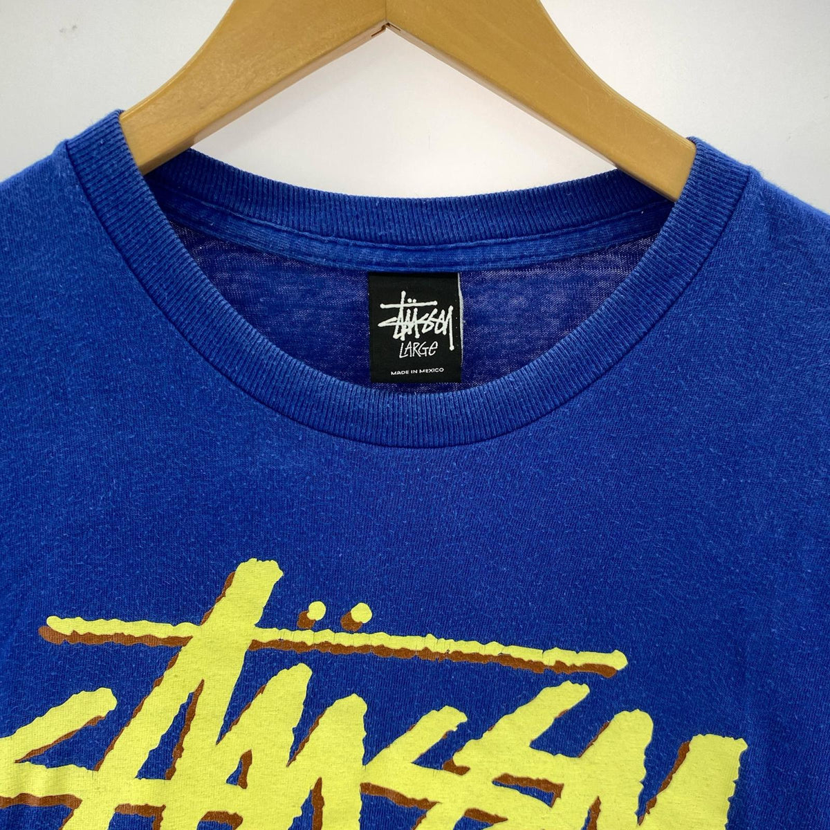 半袖Tシャツ STUSSY ワールドツアー S/S TEE 青 (L) L ブルー