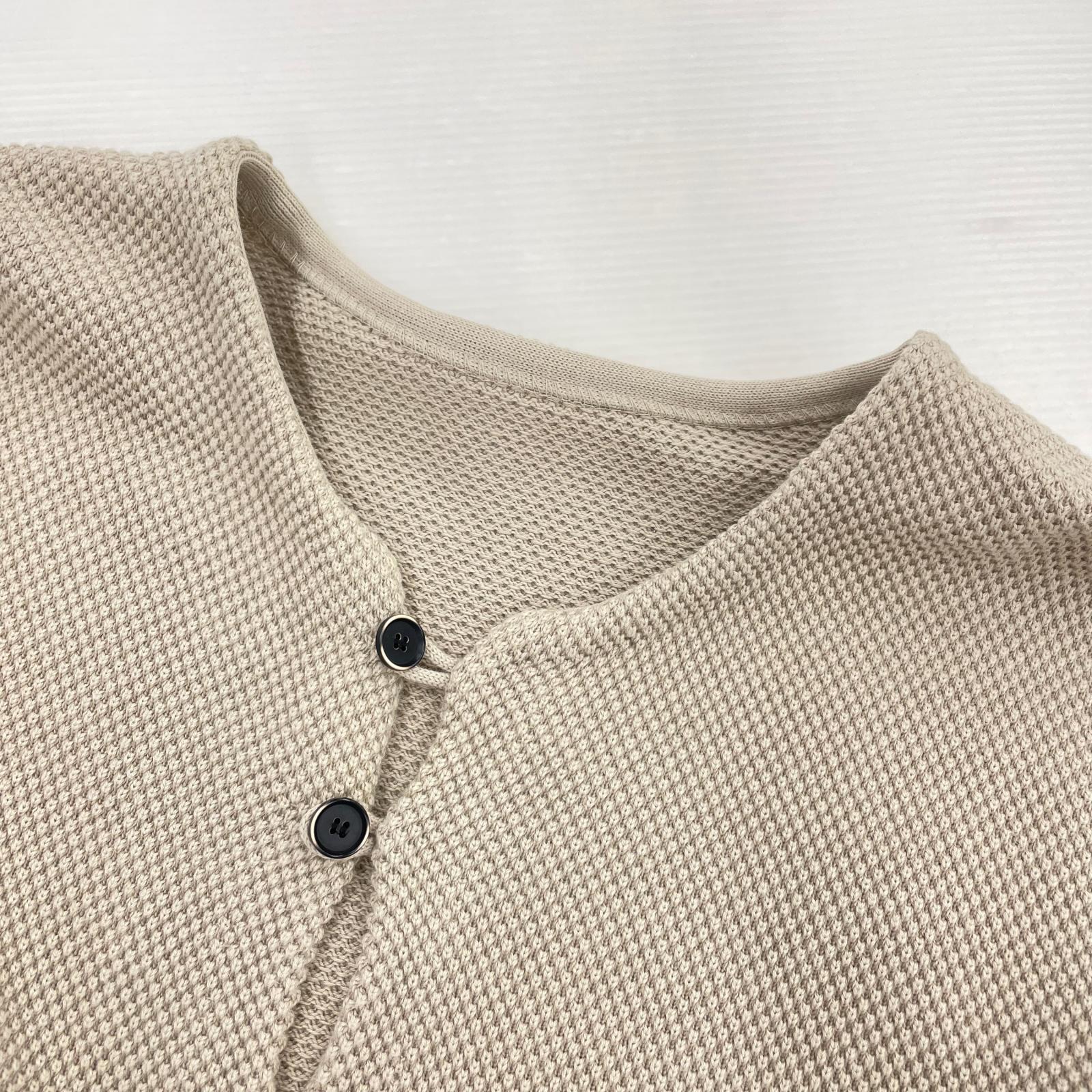 長袖Tシャツ crepuscule ロンT ベージュ