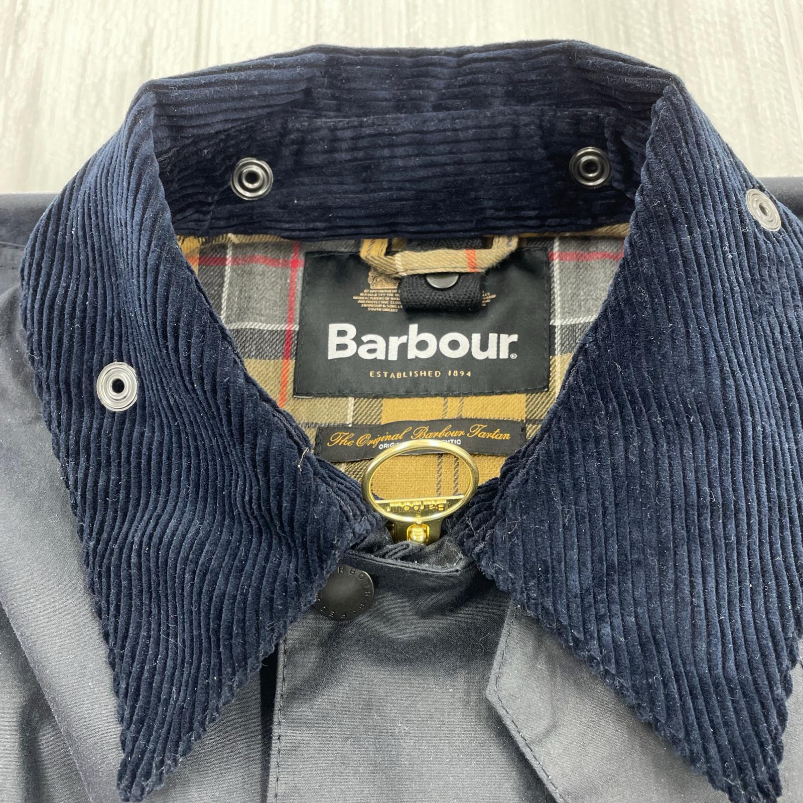 ジャケット Border Wax Jacket コート ネイビー (38) 38 ブラック