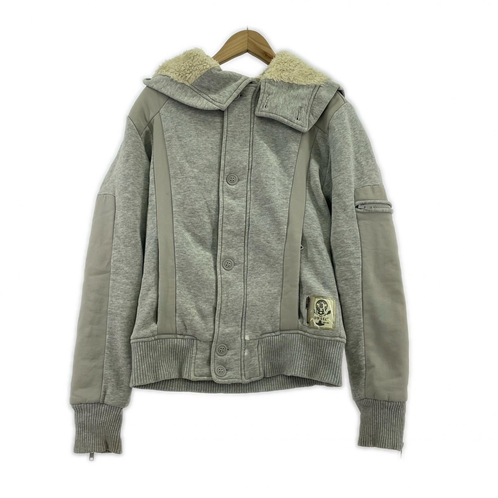 ジャケット DIESEL ボアパーカー LGY S
