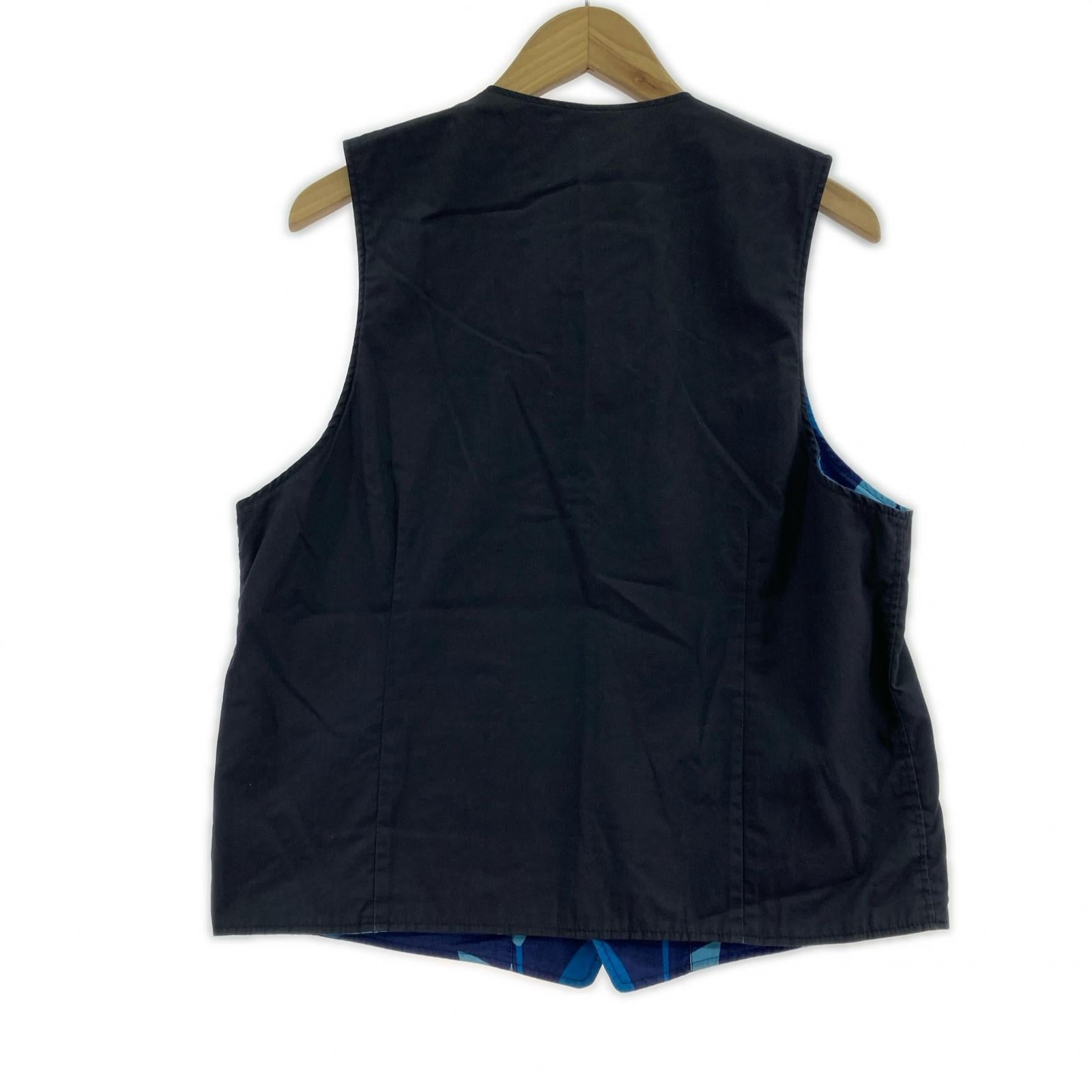 長袖シャツ Engineered Garments リバーシブルベスト 紺 (M) M
