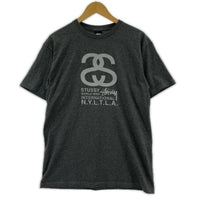 半袖Tシャツ STUSSY S/S TEE 黒タグ グレー (M) M グレー