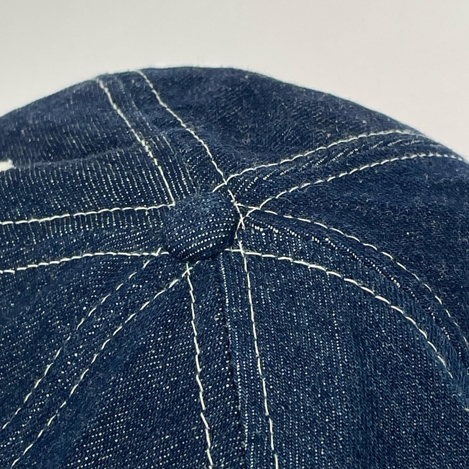 キャップ NATAL DESIGN デニムキャップ紺