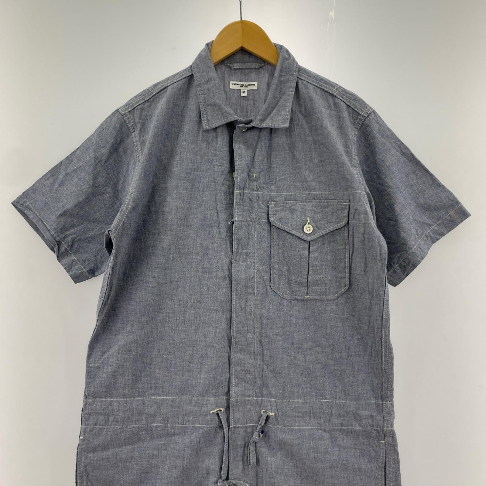 オーバーオール Engineered Garments COMBI SUIT 青 (M) M ブルー