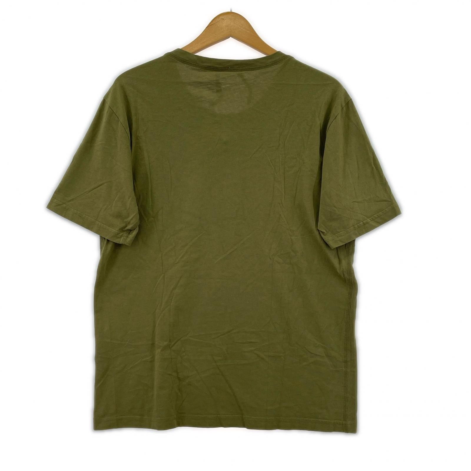 半袖Tシャツ ヘンリーネック カーキ L カーキ