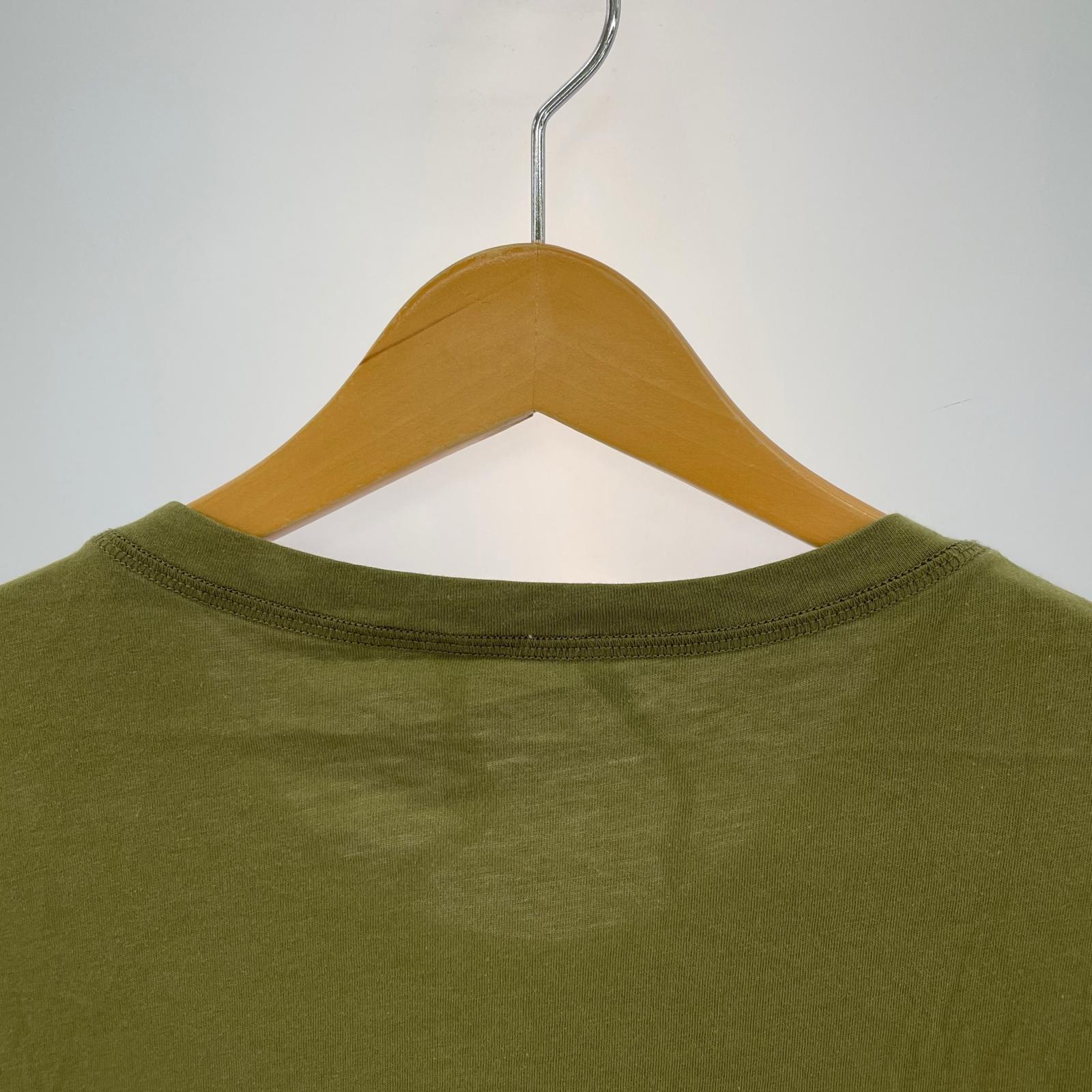 半袖Tシャツ ヘンリーネック カーキ L カーキ