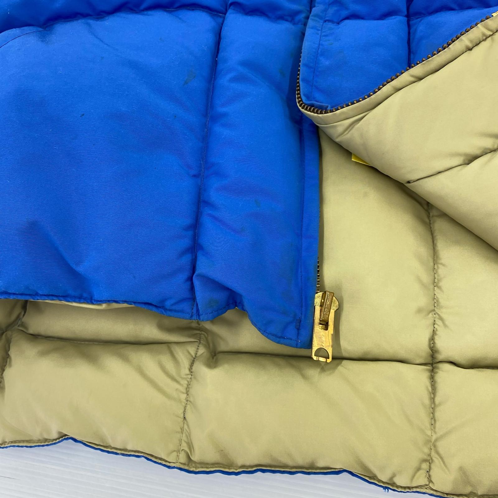ダウンベスト 70s ダックダウンベスト 青 (XL) LL ブルー