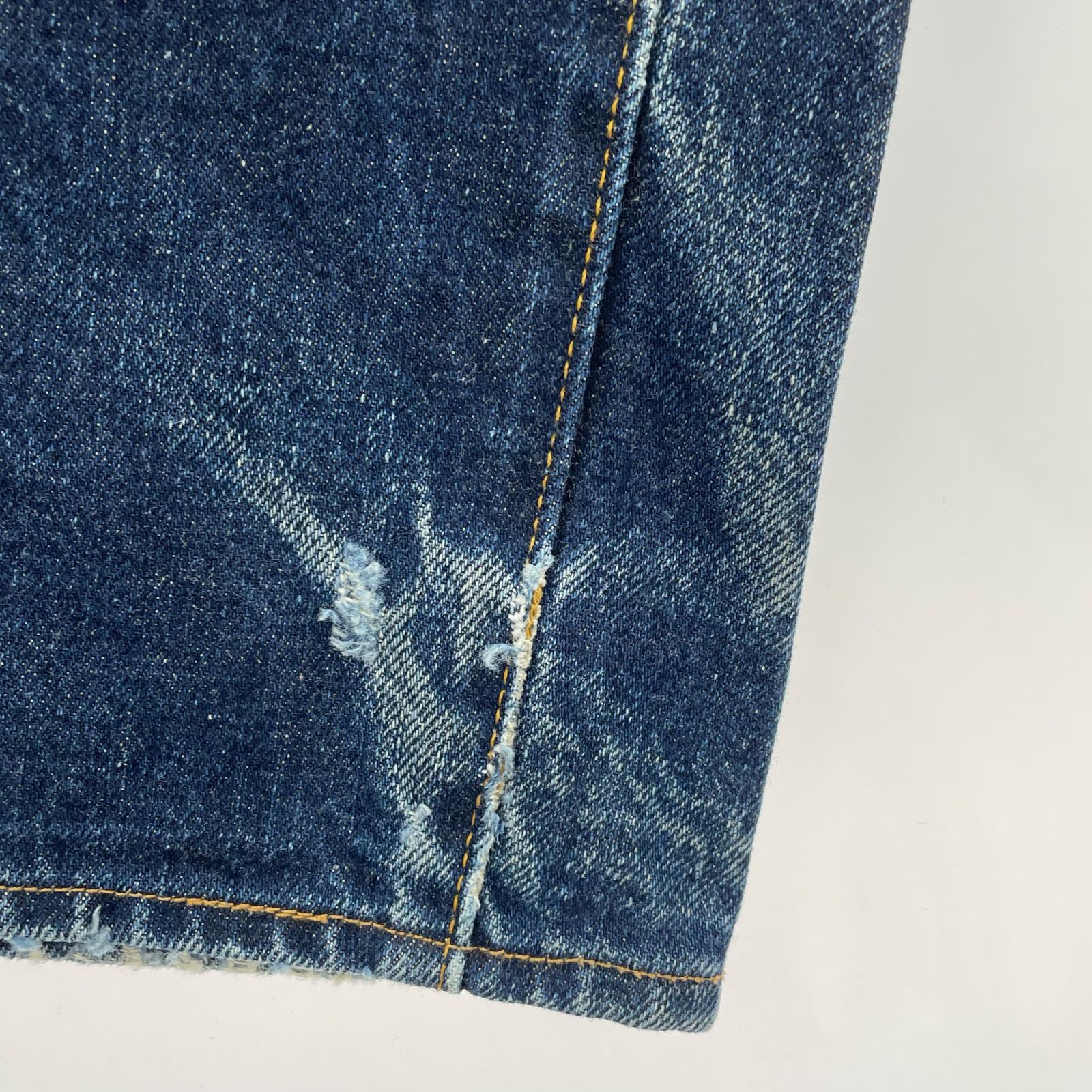 デニムパンツ 501xx ボタン裏555 バレンシア復刻 W31 L36 31 ブルー