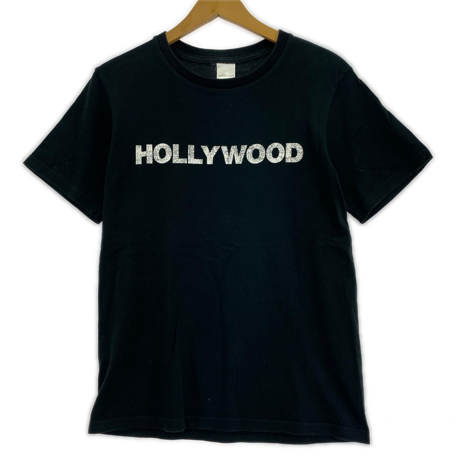 半袖Tシャツ HOLLYWOOD 黒 2 ブラック