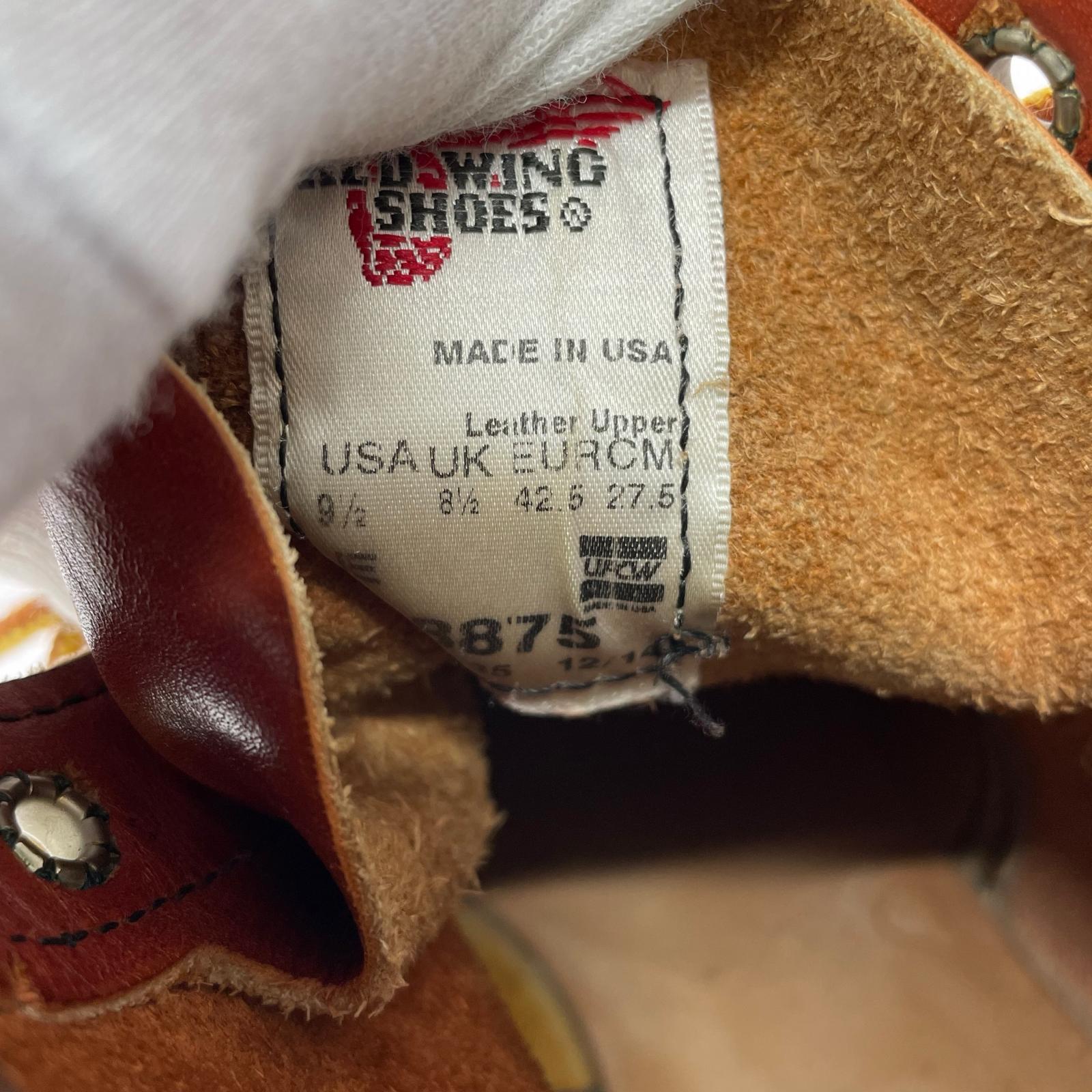 ブーツ 6inch CLASSIC MOC TOE 8875 (27.5cm) 27.5cm (US9 1/2 UK9 EU45) ブラウン