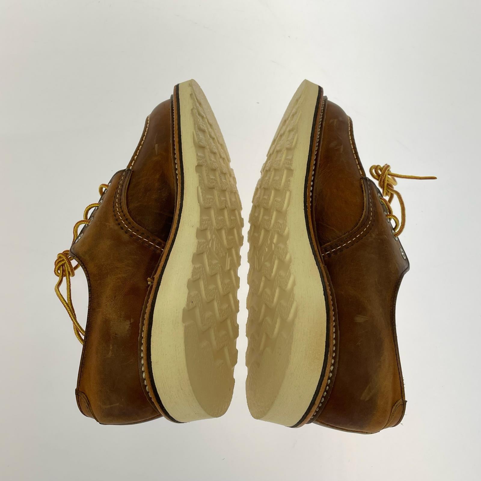 シューズ Work Oxford Moc-toe 8095 茶 (27.0cm) 27cm (US9 UK8 1/2 EU44) ブラウン
