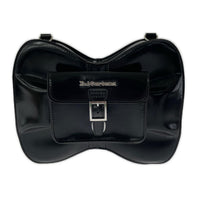 ショルダーバッグ Bow Bag レザー リボン型バッグ 黒 ブラック