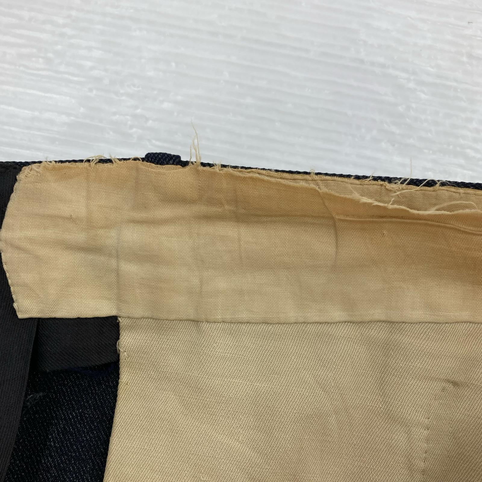 パンツ 50s頃 2タックスラックス ネイビー