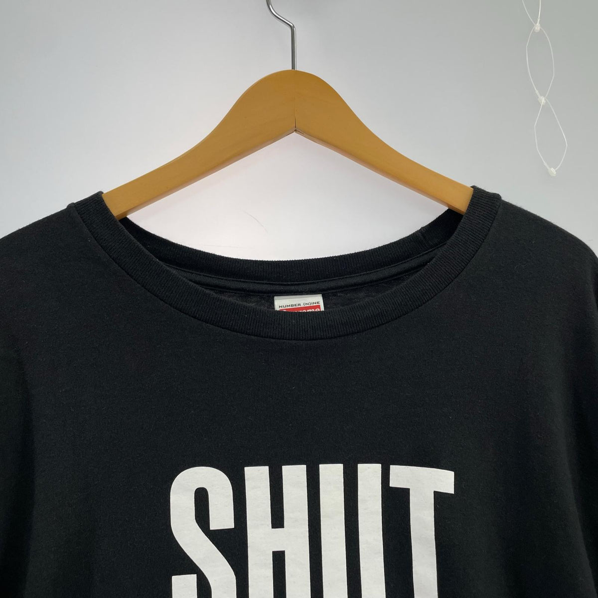 半袖Tシャツ Number (N)ine Shut Up Tee XXL ブラック